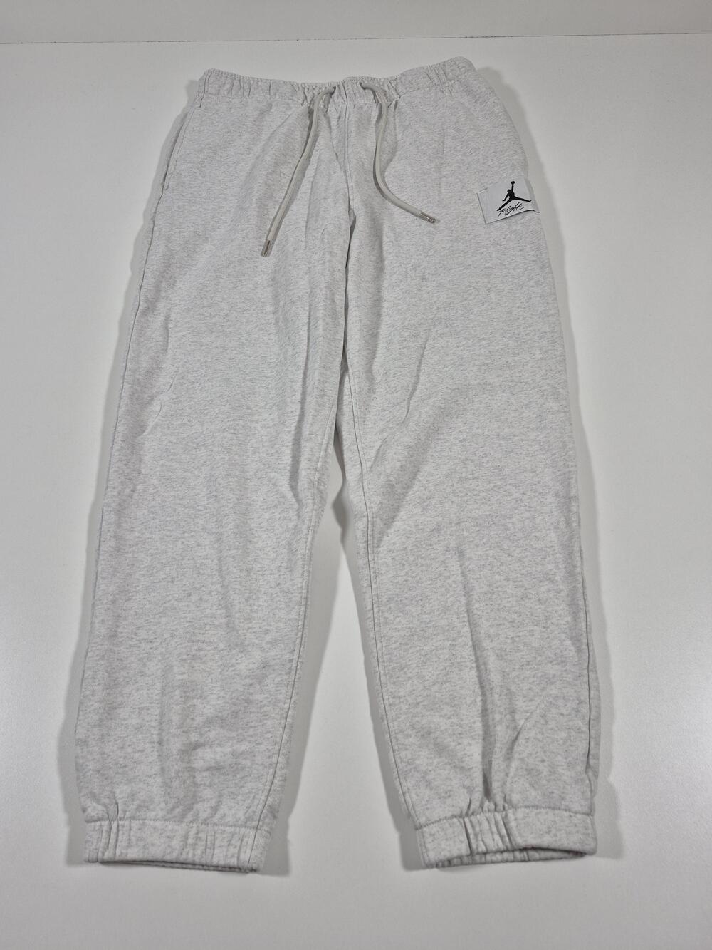 Jordan Sweatpants Mens Large Gray French Terry Jogger Pants Flight DA9812-141